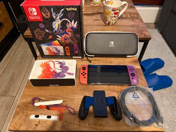 Nintendo Switch OLED - Pokémon Scarlet & Violet Editie beschikbaar voor biedingen