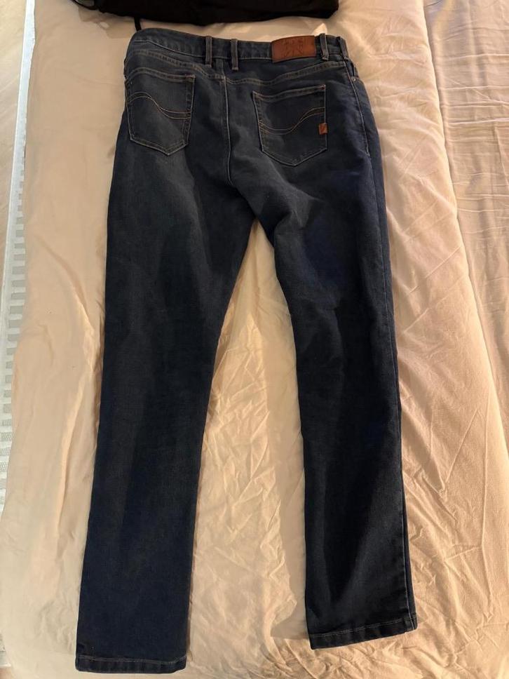 John Doe Taylor Mono Indigo motorbroek maat 33/32, Motoren, Kleding | Motorkleding, Broek | textiel, Tweedehands, Ophalen of Verzenden