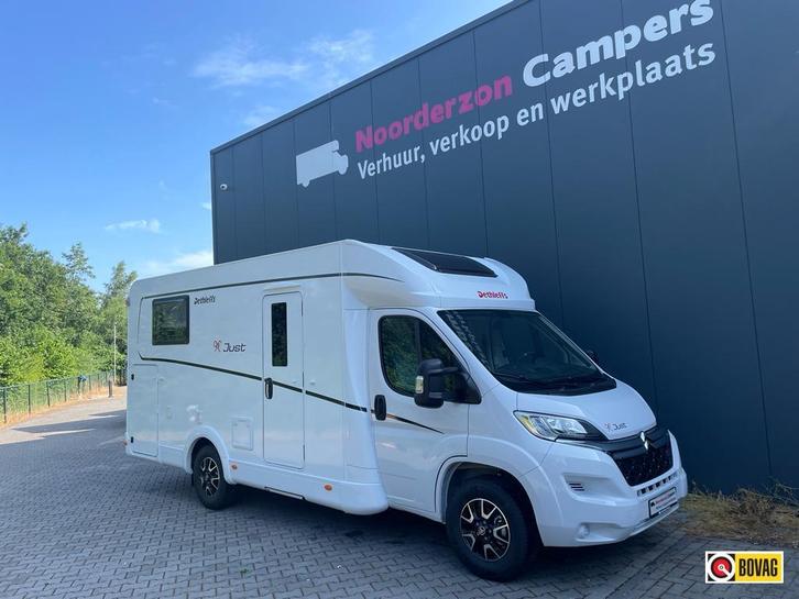 Dethleffs Just 90 T 6812 EB - 7 meter, Caravans en Kamperen, Campers, Bedrijf, tot en met 4, Half-integraal, Dethleffs, Diesel
