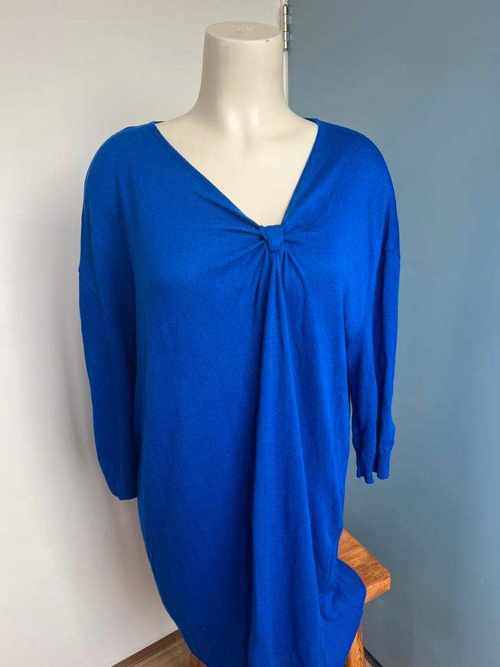 Cora kemperman koningsblauw l lange trui trui-jurk, Kleding | Dames, Jurken, Zo goed als nieuw, Maat 42/44 (L), Blauw, Boven de knie