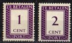 Suriname Portzegels nr. 36-37 postfris, Postzegels en Munten, Ophalen of Verzenden, Postfris