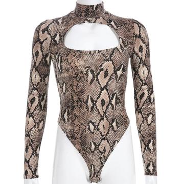 Slangen bodysuit jumpsuit bodycon romper dames vrouwen beschikbaar voor biedingen