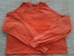 Zara cropped trui maat M oranje blote schouders croptop, Maat 38/40 (M), Verzenden, Zara, Oranje