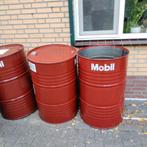 Te koop lege olievaten voor stookton of vuurkorf of barbecue, Ophalen, Zo goed als nieuw