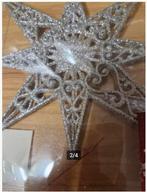 Zilverkleurige ster piek, Diversen, Kerst, Evora, Onbekend, Ophalen of Verzenden, Zo goed als nieuw