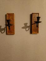 2* antieke wand kandelaar, Antiek en Kunst, Verzenden