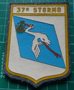 Patch 37 Stormo leer  F-104 periode ITAF, Ophalen of Verzenden, Luchtmacht, Overige gebieden, Embleem of Badge