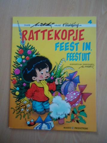 Rattekopje 4, Feest in. Feest uit. Stripboek, zgan beschikbaar voor biedingen