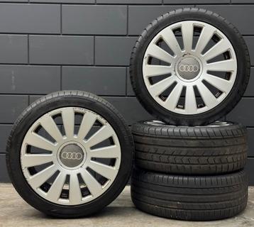 18 inch Audi A6 C6 - A8 Look 5x112 ET45 245/40/18 Zomer beschikbaar voor biedingen
