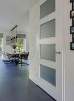 Moderne binnendeur met glas, Doe-het-zelf en Verbouw, Ophalen, 80 tot 100 cm, 215 cm of meer, Binnendeur