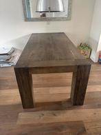 Robuuste eettafel, Huis en Inrichting, Tafels | Eettafels, Ophalen, Gebruikt, 50 tot 100 cm, Vijf personen of meer