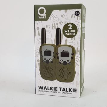 Qware Walkie Talkie Set- Army green || nu voor maar €22.99 beschikbaar voor biedingen