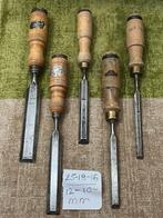 Vintage Nooitgedagt Beitels 5/Stuks, Antiek en Kunst, Antiek | Gereedschap en Instrumenten, Ophalen of Verzenden