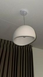 Witte hanglamp - japandi design, Ophalen, Zo goed als nieuw, Kunststof, Minder dan 50 cm