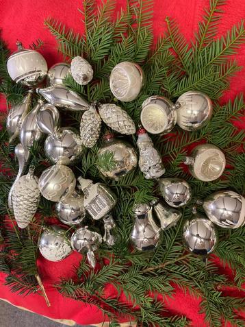 30 delige nostalgische vintage kerstboomversiering beschikbaar voor biedingen