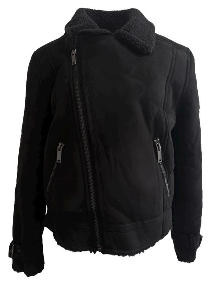 IKKS jas M, Kleding | Dames, Jassen | Winter, Zo goed als nieuw, Maat 38/40 (M), Zwart, Ophalen of Verzenden