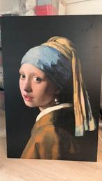 Wandplaat/schilderij Meisje met de parel, Huis en Inrichting, Ophalen, Zo goed als nieuw, Schilderij, 50 tot 75 cm