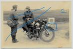 Motor Duits rokende soldaat foto, Ophalen of Verzenden, Landmacht, Duitsland, Foto of Poster