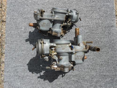 vw volkswagen bus T3 LBX CU solex dubbele carburateurs, Auto-onderdelen, Brandstofsystemen, Oldtimer onderdelen, Volkswagen, Gebruikt