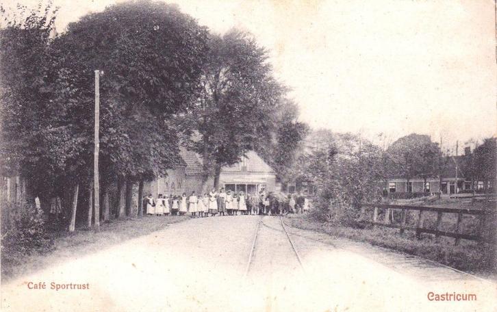 CASTRICUM CAFE SPORTRUST, Verzamelen, Ansichtkaarten | Nederland, Noord-Brabant, Voor 1920, Verzenden