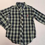 Ralph Lauren overhemd blauw groen geruit + rood 98 3jr 46561