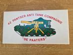 Tegel 42ste pantser Anti Tank Compagnie, Ophalen of Verzenden