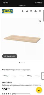 IKEA bureau blad + 4 in hoogte verstelbare poten, Ophalen, In hoogte verstelbaar, Zo goed als nieuw, Bureau