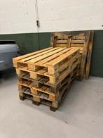 6 Europallets + 2 gratis pallets, Doe-het-zelf en Verbouw, Hout en Planken, Ophalen, Gebruikt, Minder dan 25 mm, Pallet