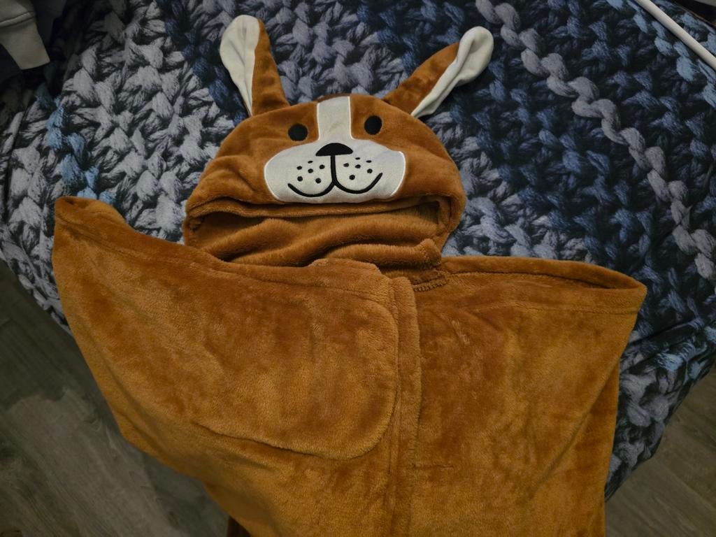 Hema Deken met Dierenhoofd - 130x150, Ophalen of Verzenden, Zo goed als nieuw