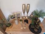 Woondecoratie goud tinten, Ophalen, Gebruikt, Rond, Metaal