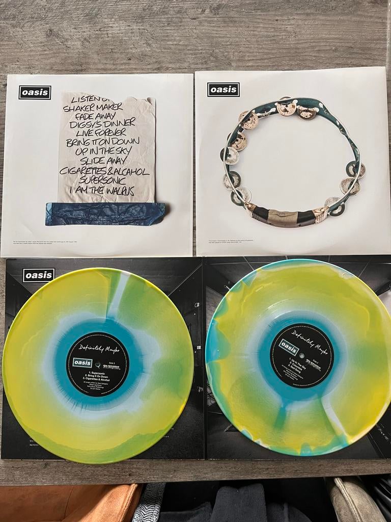 Oasis - Definitely Maybe (2014 Reissue) Kleur Vinyl, 2010 - 2019, Colored vinyl, Ophalen of Verzenden, Zo goed als nieuw