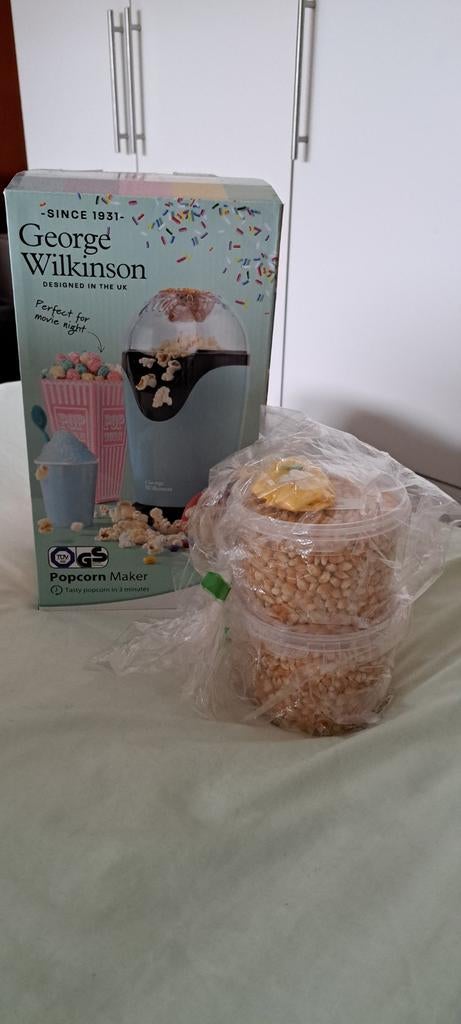 George Wilkinson Popcorn Maker - Perfect voor filmavond!, Ophalen of Verzenden, Nieuw