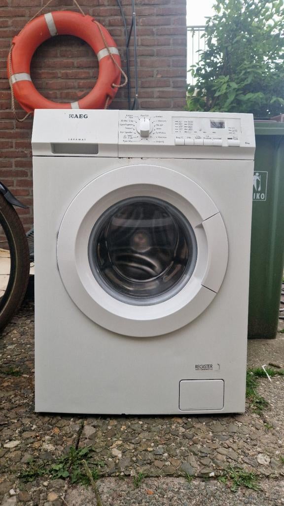 AEG Lavamat wasmachine (pomp defect), Ophalen, 1200 tot 1600 toeren, 85 tot 90 cm