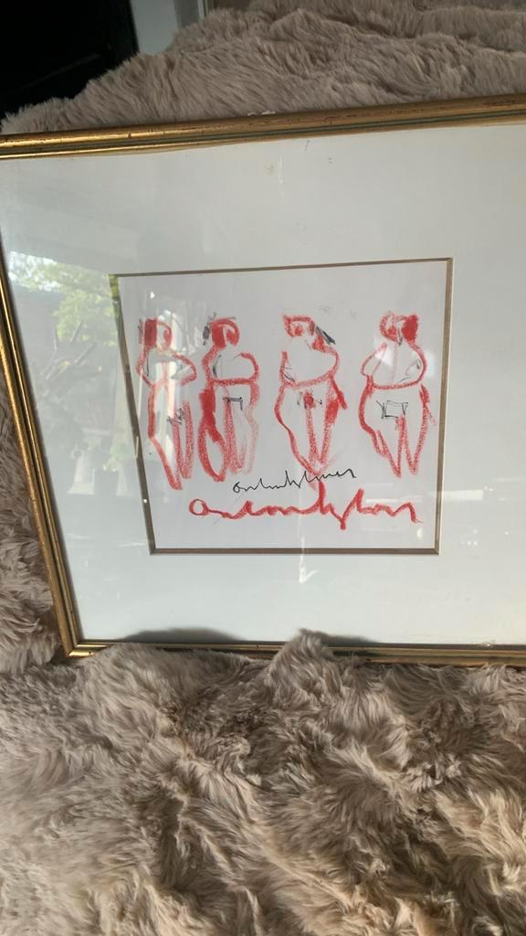 ANTON HEYBOER JAREN 50/60, Antiek en Kunst, Kunst | Tekeningen en Foto's, Ophalen of Verzenden