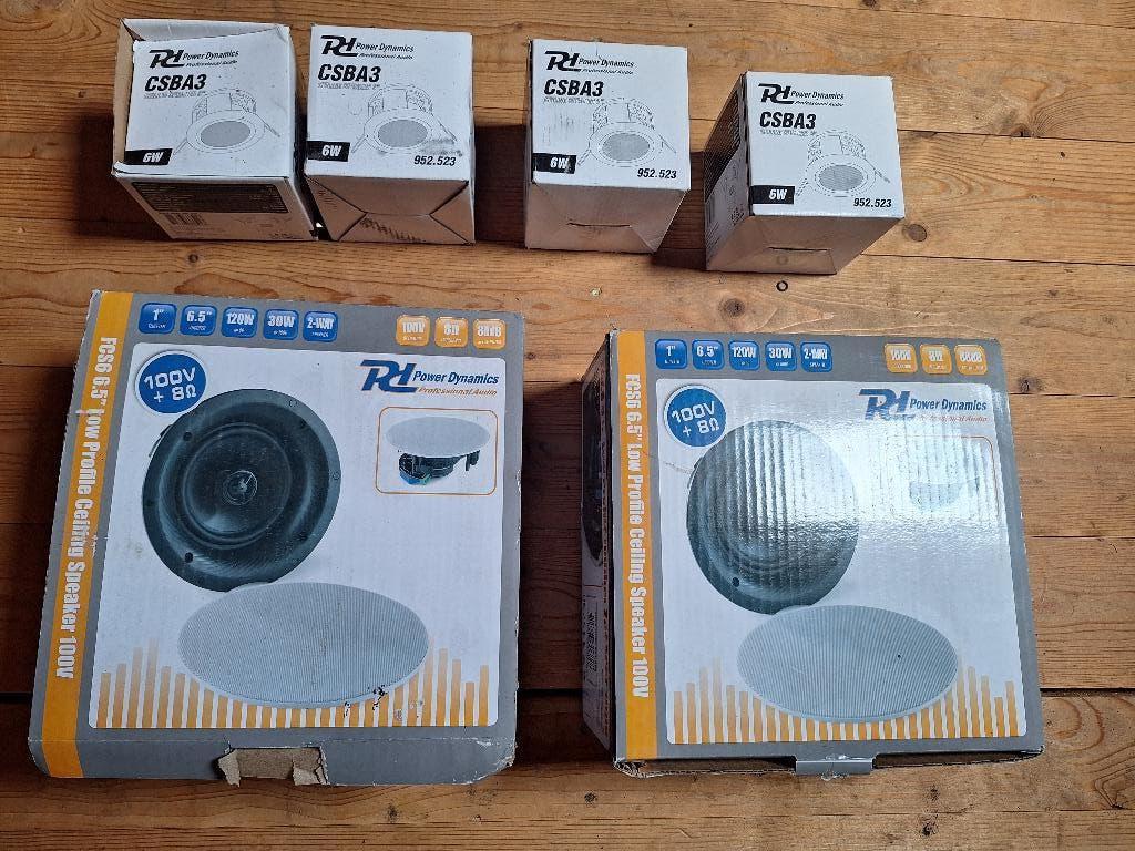 Geluidsboxen  POWER DYNAMICS, Audio, Tv en Foto, Luidsprekers, Nieuw, 60 tot 120 watt, Center speaker, Ophalen