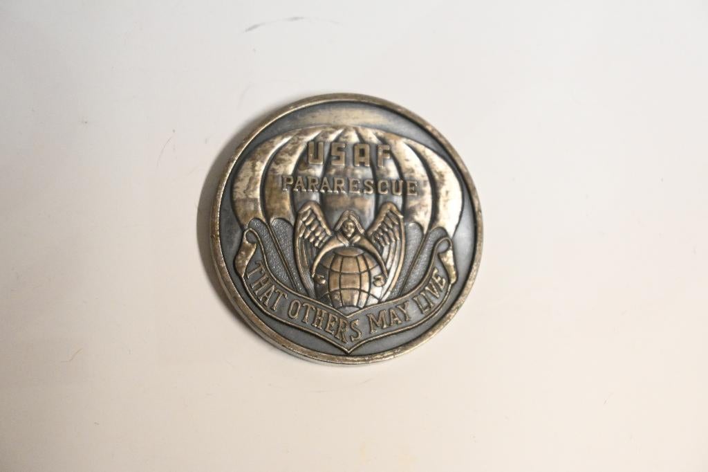 USAF SOC challenge coin para rescue luchtmacht america, Ophalen of Verzenden, Luchtmacht, Amerika, Lintje, Medaille of Wings