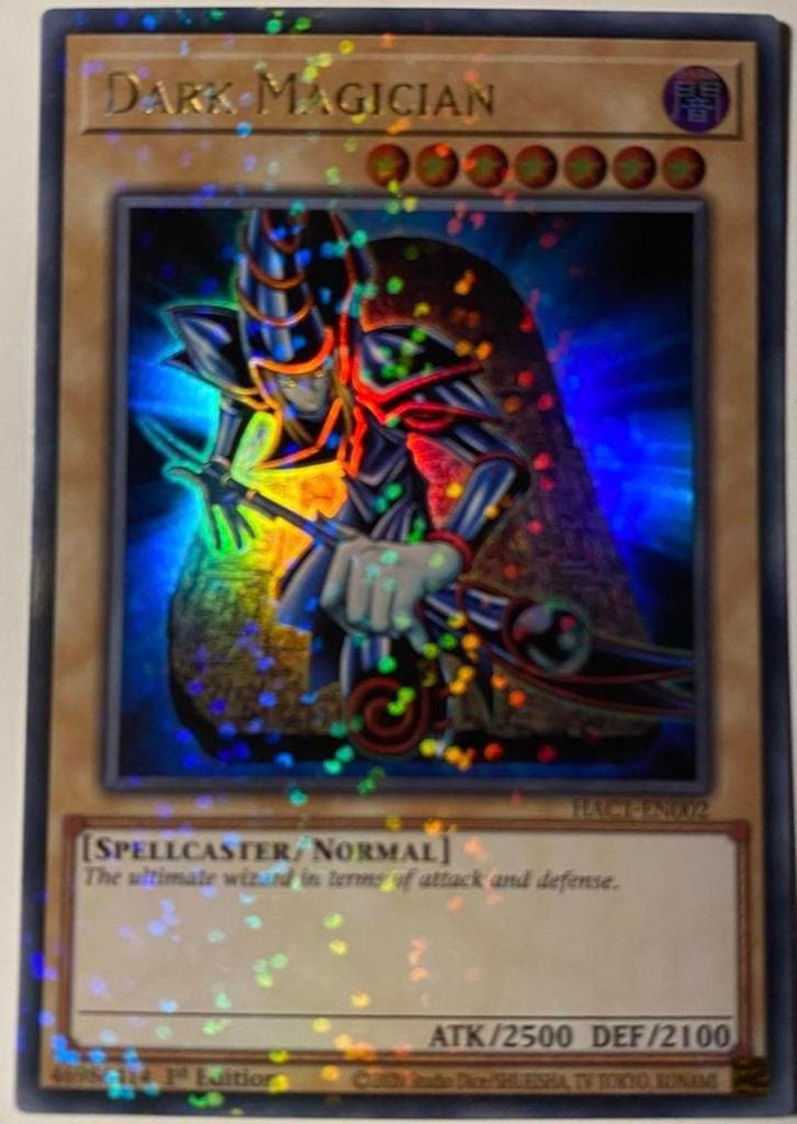 Yu-Gi-Oh! Dark Magician HAC1 1st Edition, Hobby en Vrije tijd, Verzamelkaartspellen | Yu-gi-Oh!, Ophalen of Verzenden, Zo goed als nieuw