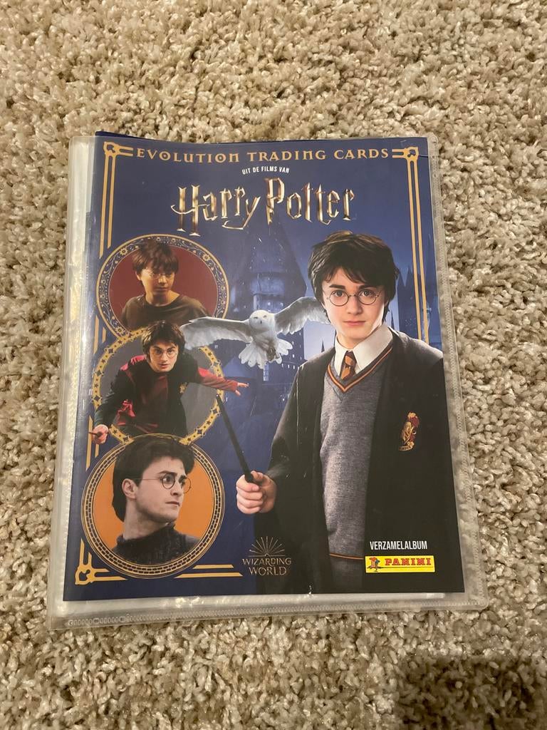 Harry Potter verzamelalbum met kaarten, Verzamelen, Harry Potter, Ophalen of Verzenden, Gebruikt, Boek of Poster