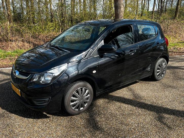 Opel Karl 1.0 Ecoflex 55KW 2017 Zwart Niewe APK, Auto's, Opel, Particulier, Karl, ABS, Airconditioning, Bluetooth, Centrale vergrendeling