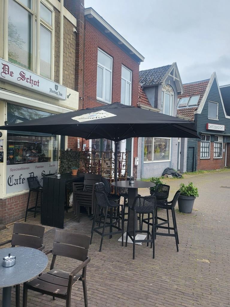 Karmeliet Parasol 4x4, Ophalen of Verzenden, Gebruikt, Zweefparasol