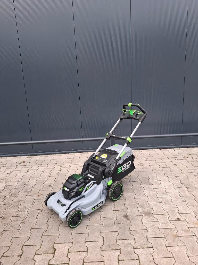EGO LM1900 accu gazonmaaier 47 cm tool, Tuin en Terras, Grasmaaiers, Ophalen, Cirkelmaaier, Gebruikt, EGO