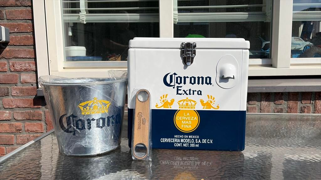 Corona koelbox bucket pakket, Ophalen, Nieuw