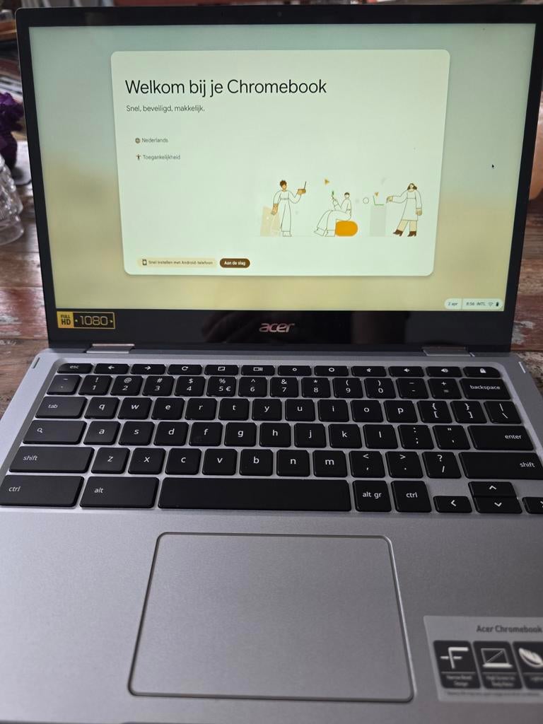 ACER Chromebook Spin 513 CP513-1H-S62G, Computers en Software, Chromebooks, Ophalen of Verzenden