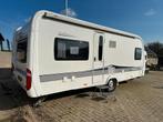 Caravan Hobby 560 CFE met Isabella voortent, aanbouw, luifel, Caravans en Kamperen, Rondzit, Hobby, Kachel, Particulier