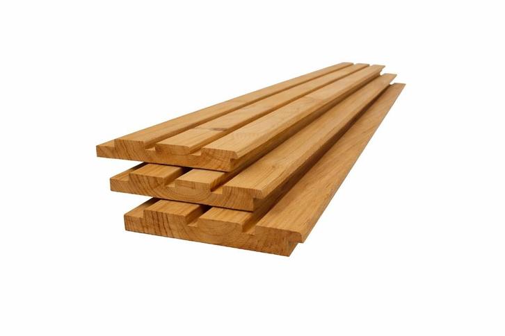 Thermowood | Vuren | Triple Rhombus | Gevelbekleding, Doe-het-zelf en Verbouw, Hout en Planken, Nieuw, Plank, Vuren, 300 cm of meer