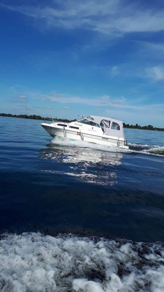 Polyester Motorkruiser – Perfect onderhouden, Watersport en Boten, Speedboten, 6 meter of meer, Diesel, 200 pk of meer, Polyester