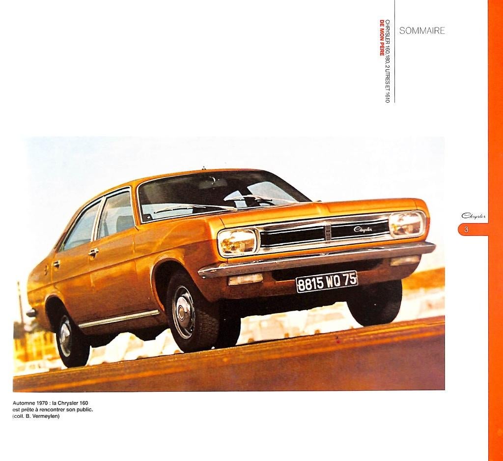 Les Chrysler 160-180 2 litres de mon Père, Verzenden, Nieuw, Overige merken, François Metz