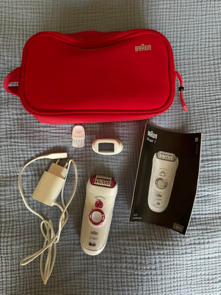 Braun silk epil 7 wet & dry, Witgoed en Apparatuur, Persoonlijke-verzorgingsapparatuur, Ophalen of Verzenden, Zo goed als nieuw