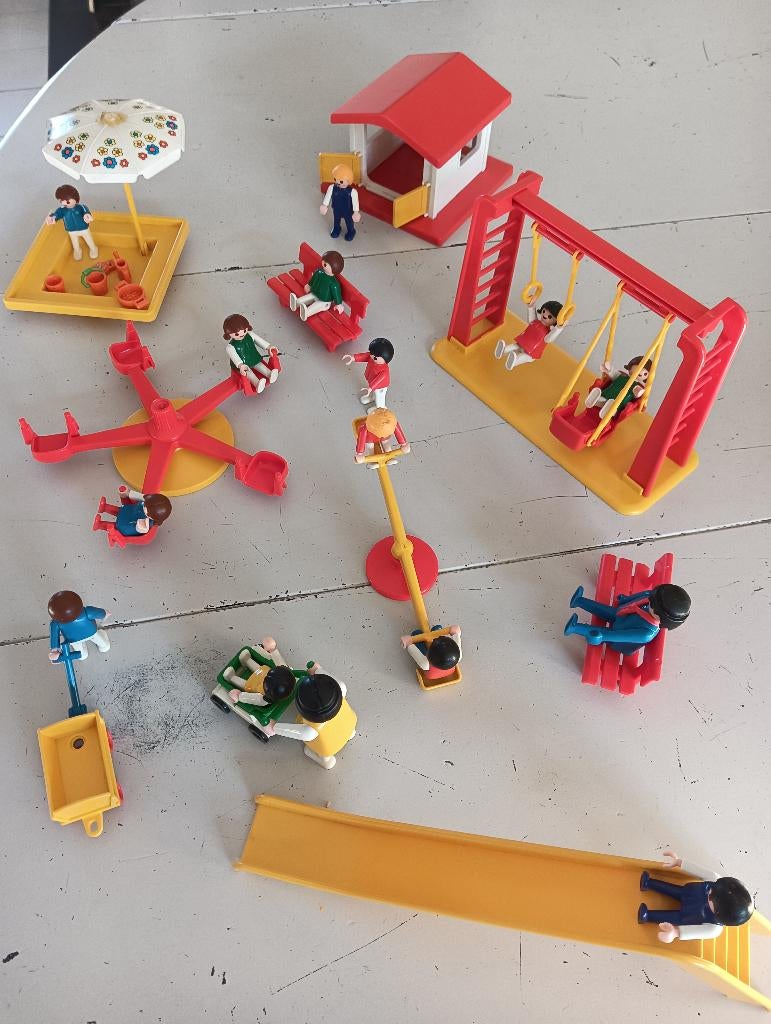 Playmobil speeltuin vintage, Kinderen en Baby's, Speelgoed | Playmobil, Ophalen, Gebruikt, Complete set