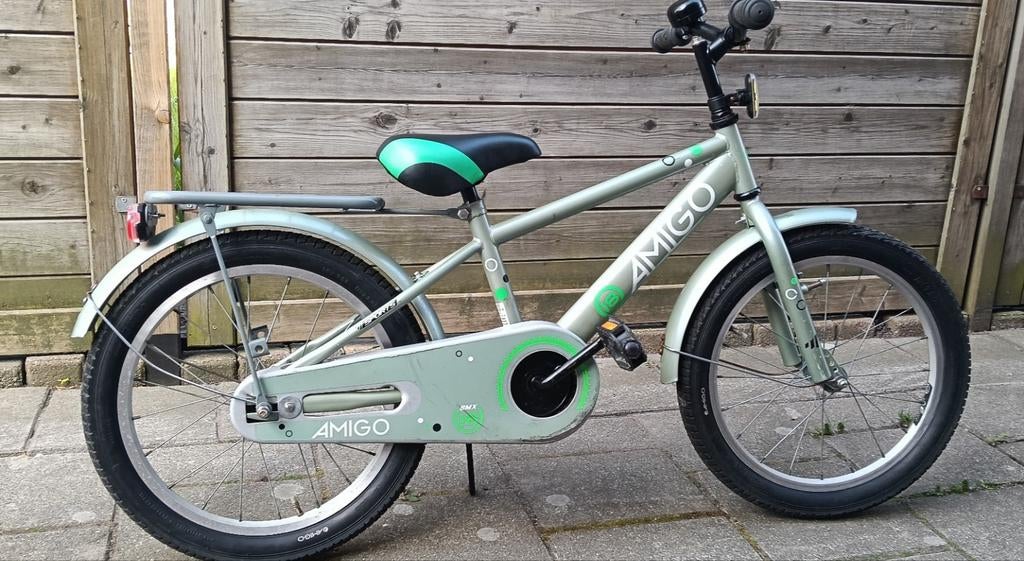18 inch Amigo kinderfiets, Ophalen, Zo goed als nieuw, 18 inch, Amigo BMX